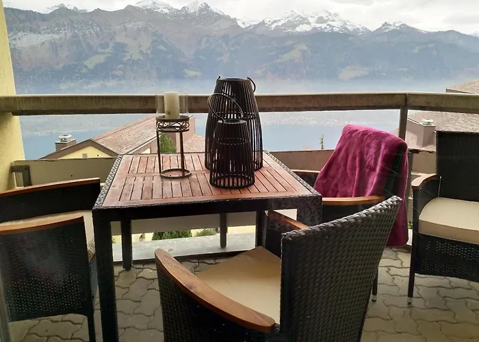 Lägenhet Swiss Seeblick Mit Hotelanbindung Beatenberg